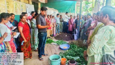 Photo of તાપી જિલ્લામાં પ્રાકૃતિક ખેતીને પ્રોત્સાહન આપવા કૃષિ વિજ્ઞાન કેન્દ્ર ખાતે તાલીમ યોજાઈ